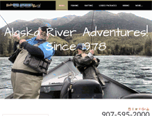 Tablet Screenshot of alaskariveradventures.com